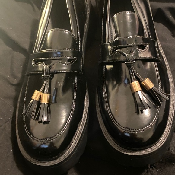 Black Tassel Loafers - Picture 5 of 6
